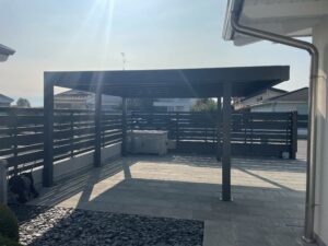 flat small telo fisso vista laterale